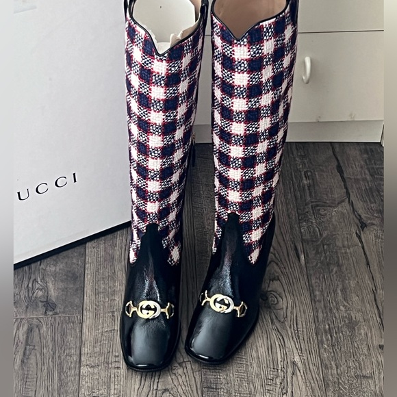 New in box Zumi Checkered boots size 36 - Picture 4 of 13